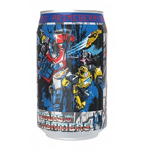 Kawaji x Transformers Optimus Primeberry Strawberry Soda UK 12x 330ml