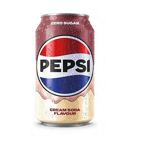 Pepsi Cream Soda Zero Sugar 24x 330ml