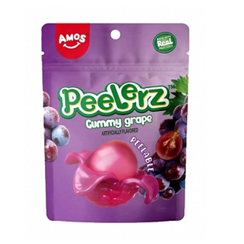 Amos Peelerz Gummy Grape 24x 85g