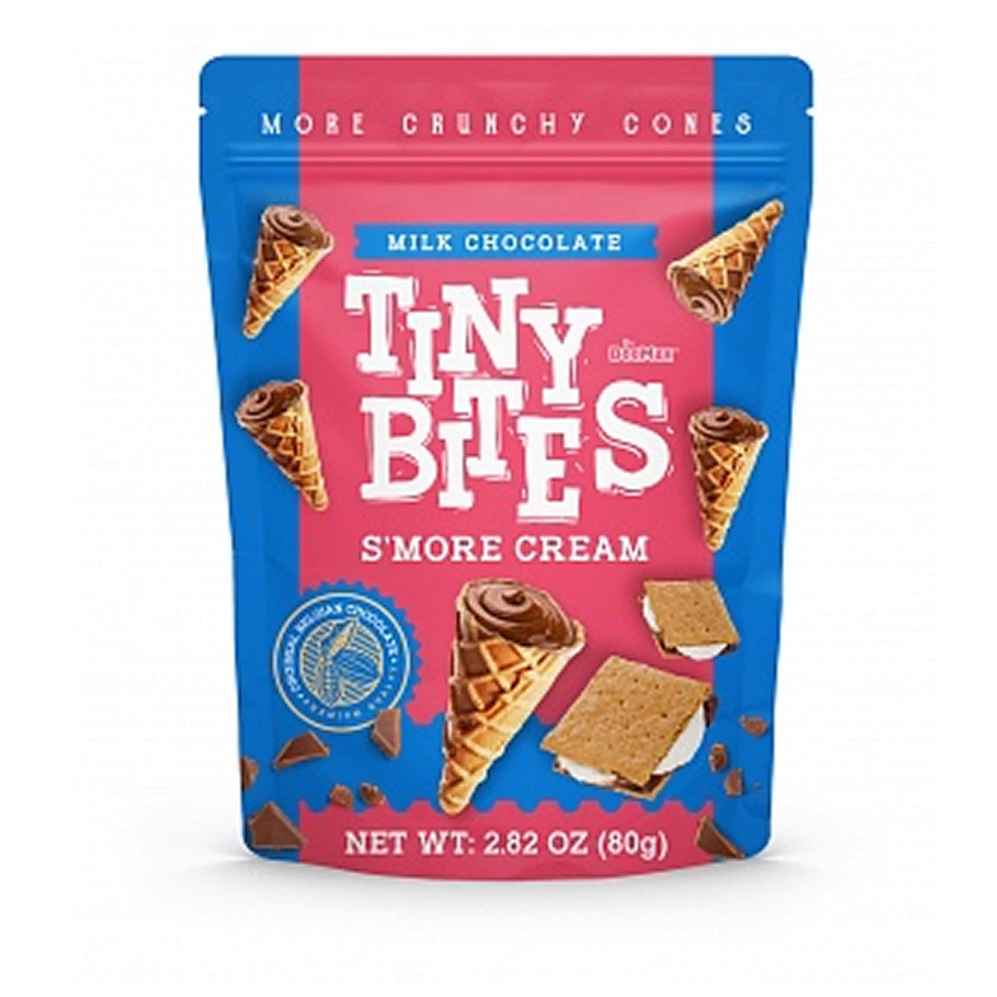 Tiny Bites Waffle Cones SMore Cream 12x 80g