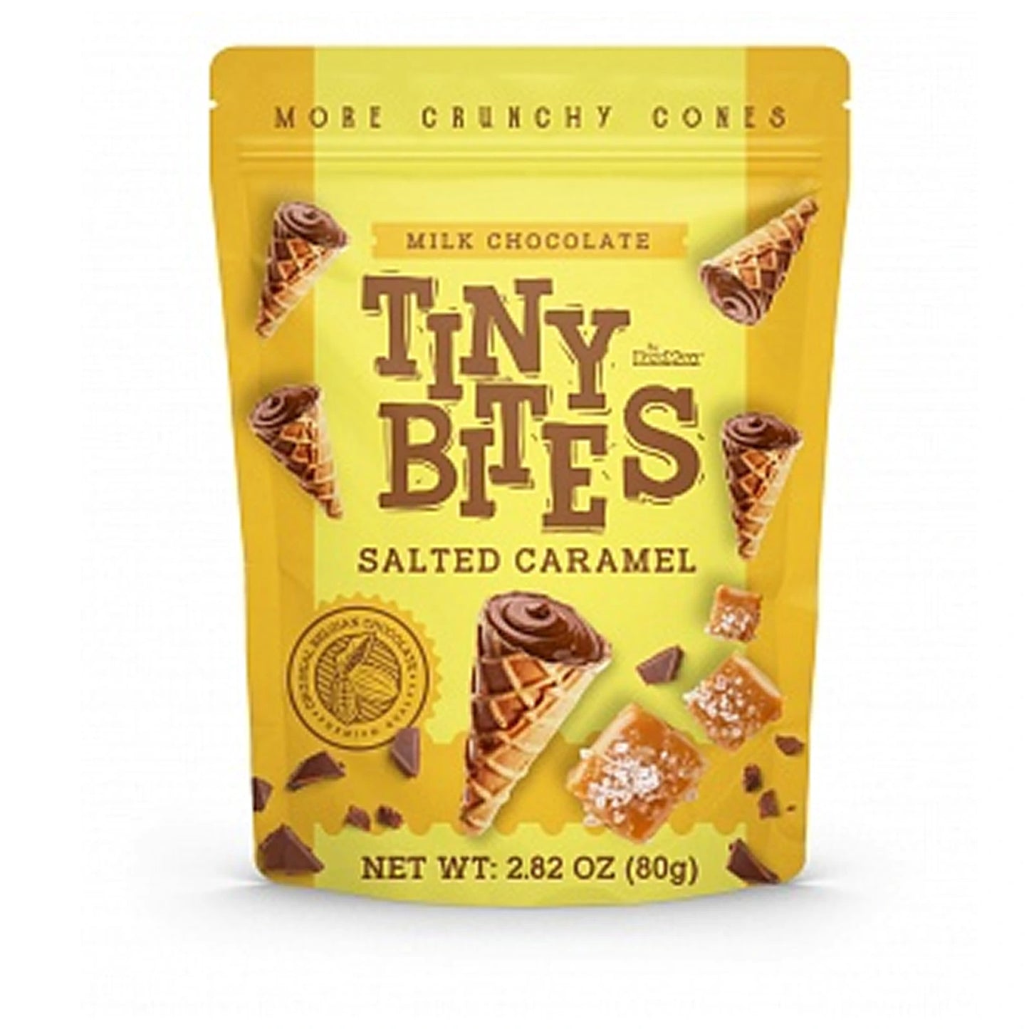 Tiny Bites Waffle Cones Salted Caramel 12x 80g