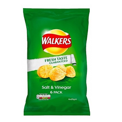 Walkers Crisps Salt & Vinegar 18x 150g