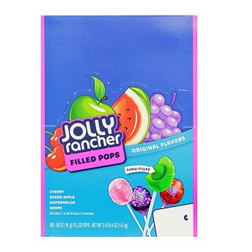 Jolly Rancher Filled Pops 100x 16g