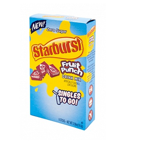 Starburst Singles To Go Fruit Punch 12x 17g