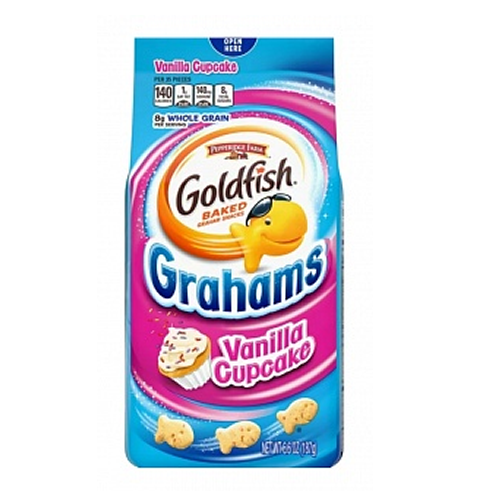Goldfish Crackers Grahams Vanilla Cupcake 24x 187g