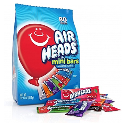 Airheads Bars Mini Assorted 912g