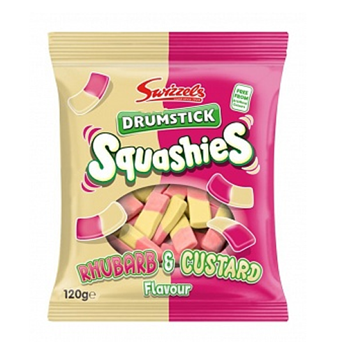 Squashies Rhubarb & Custard 12x 120g