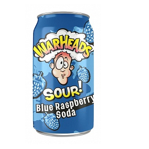 Warheads Soda Blue Raspberry 12x 330ml
