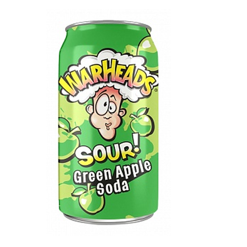 Warheads Soda Green Apple 12x 330ml
