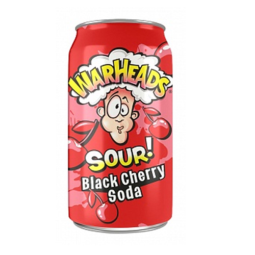 Warheads Soda Black Cherry 12x 330ml
