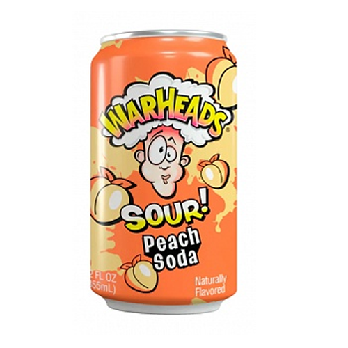 Warheads Soda Peach 12x 330ml