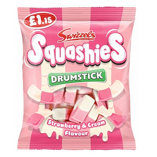 Squashies Strawberry & Cream 12x 120g