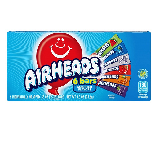 Airheads Bars Assorted 12x 94g
