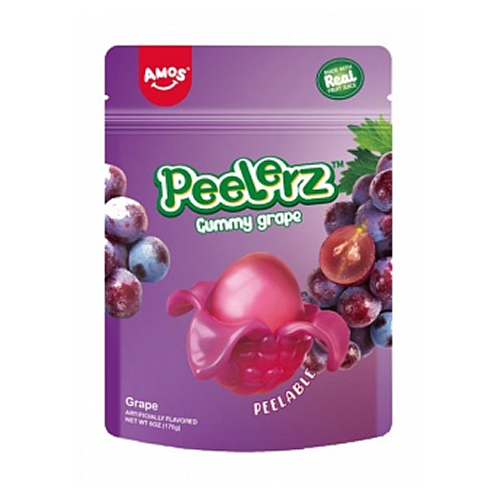 Amos Peelerz Gummy Grape 12x 170g