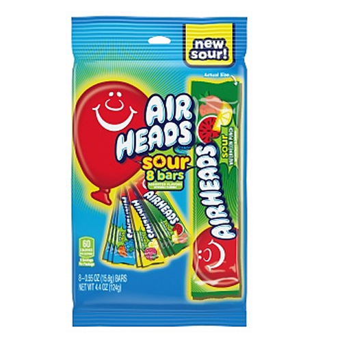 Airheads Bars Assorted Sour 12x 124g