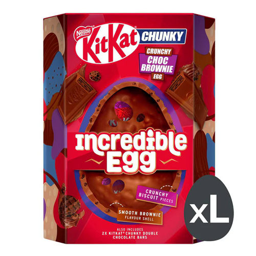 Kitkat Double Chocolate Brownie Incredible Egg 4x 384g