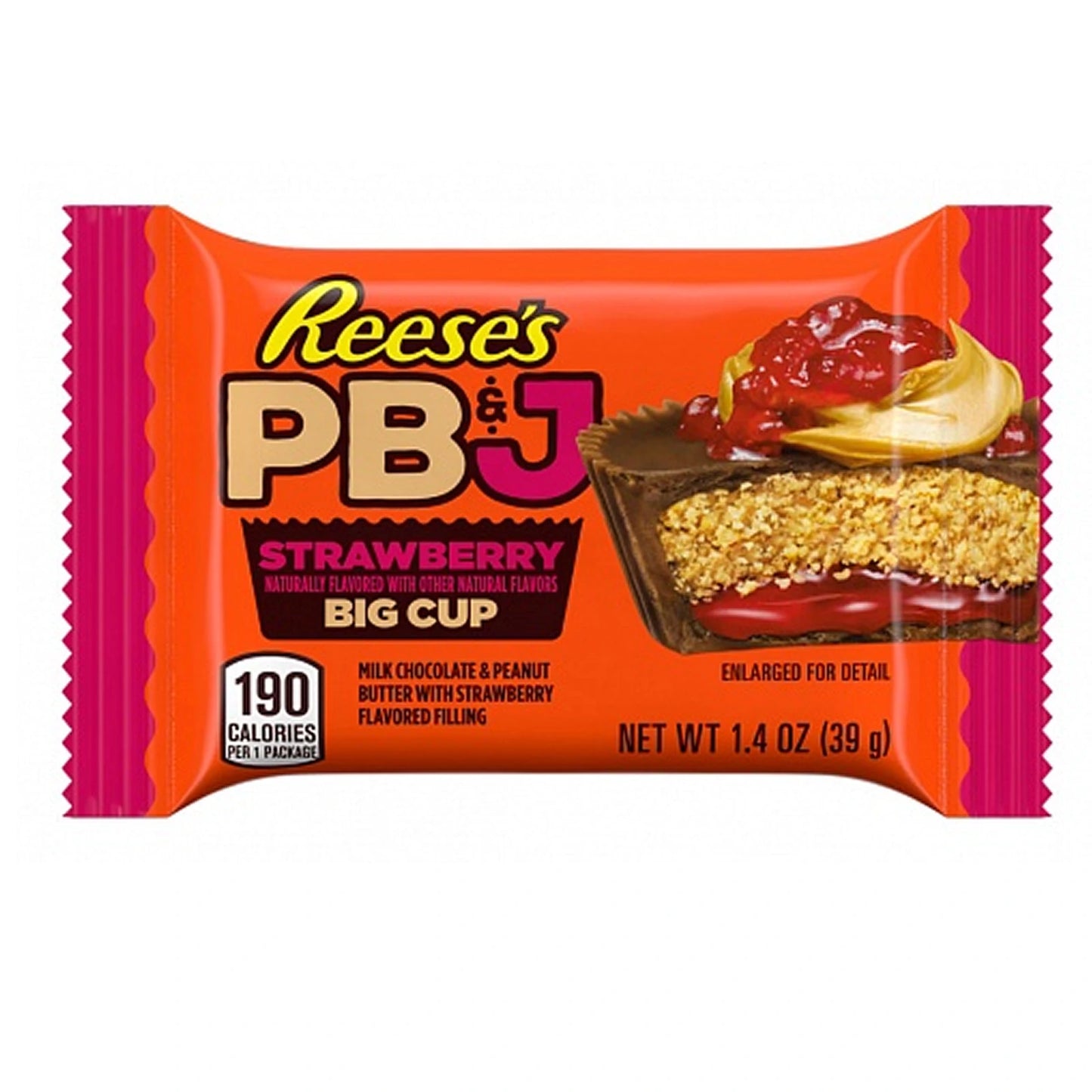 Reese´s Big Cup PB&J Strawberry 16x 39g