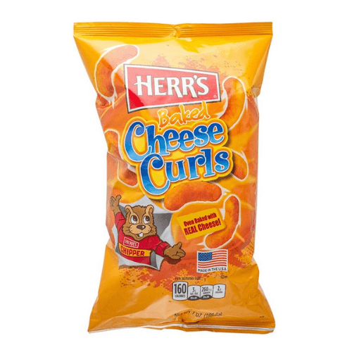 Herr's Baked Cheese Curls 12x 199g