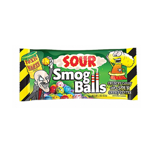 Toxic Waste Sour Smog Balls 24x 48g