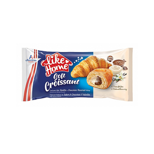 Like Home Soft Croissant Vanilla & Chocolate 20 x 55g