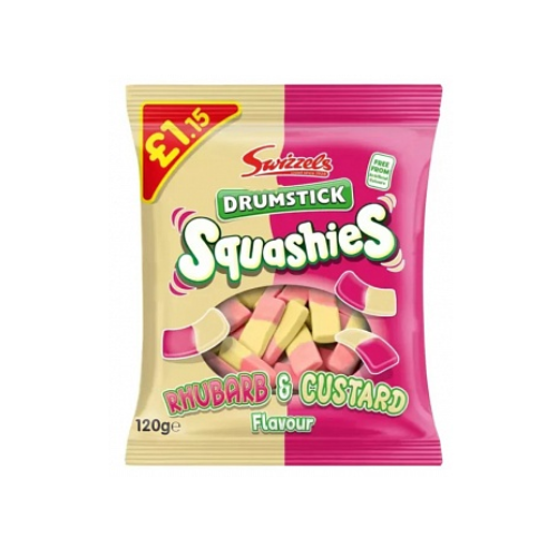 Squashies Rhubarb & Custard 12x 120g