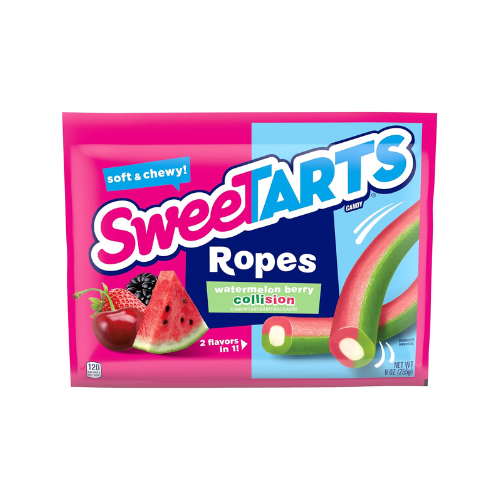 SweeTARTS Ropes Collision Watermelon Berry 12x 255g