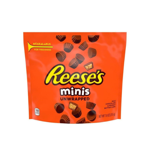 Reese's Minis Peanut Butter Cups Unwrapped 8x 215g