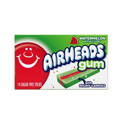 Airheads Gum Watermelon 12x 34g