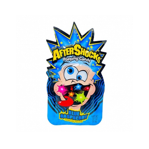 Aftershocks Popping Candy Blue Raspberry 24x 9g