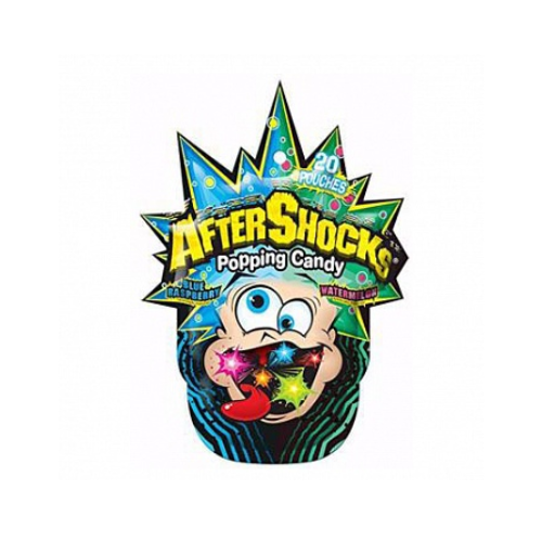 Aftershocks Popping Candy Blue Raspberry Watermelon 16x 30g