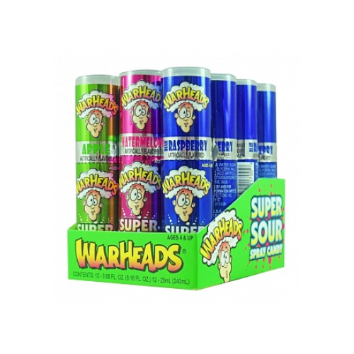 Warheads Super Sour Spray Candy 12x 20ml