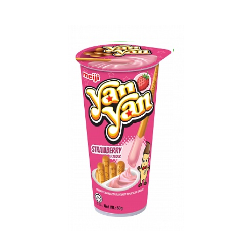 Meiji Yan Yan Strawberry 10x 50g