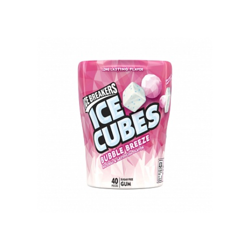 Ice Breakers Gum Ice Cubes Bubble Breeze 4x 92g