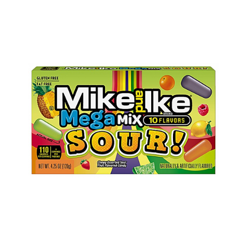 Mike and Ike Mega Mix Sour 12x 120g