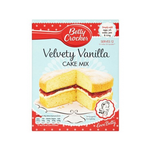 Betty Crocker Cake Mix Velvety Vanilla 6x 425g