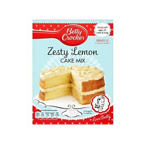 Betty Crocker Cake Mix Zesty Lemon 6x 425g