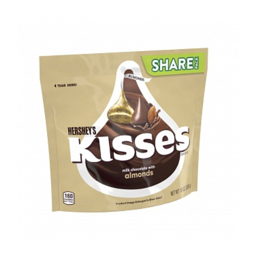 Hershey's Kisses Milk Chocolate with Almonds Share 8x 283g