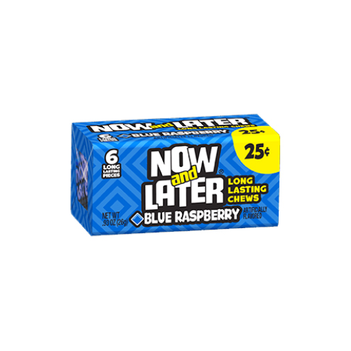 Now & Later Blue Raspberry 24x 26g