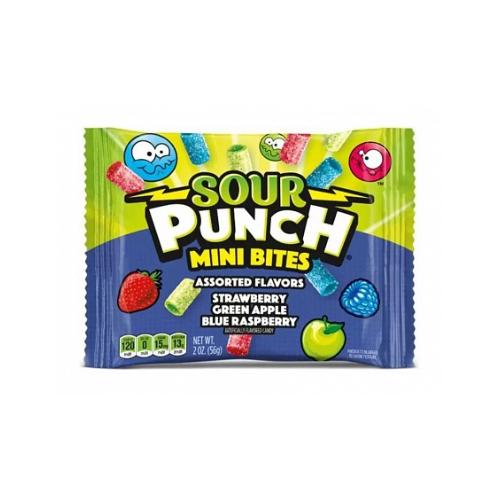Sour Punch Mini Bites Assorted Flavors 18x 57g