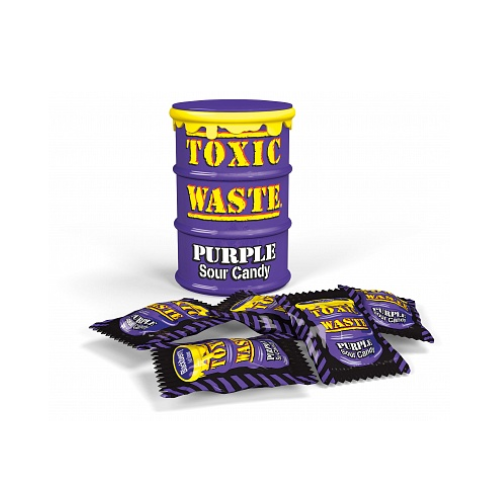 Toxic Waste Sour Candy Drum Purple 12x 42g