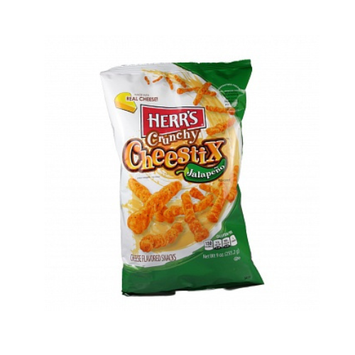 Herr's Crunchy Cheestix Jalapeño 8x 227g