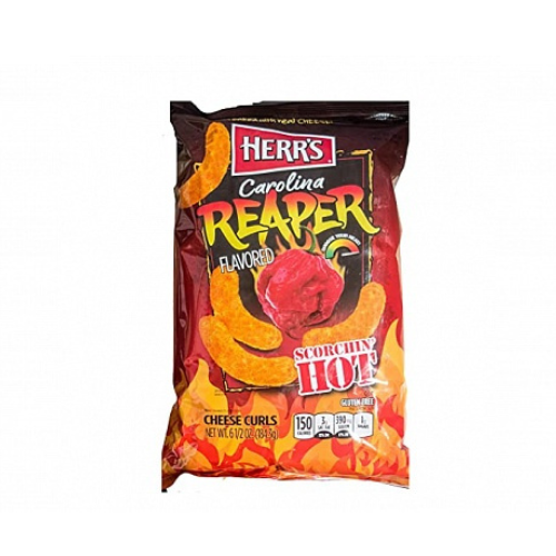 Herr's Baked Cheese Curls Carolina Reaper 12x 170g