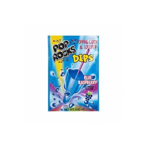 Pop Rocks Dips Blue Raspberry 18x 18g