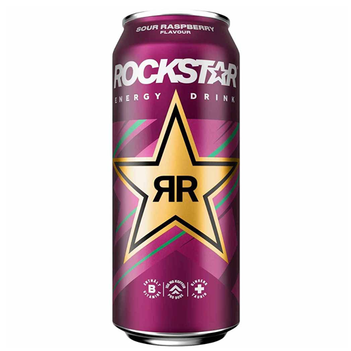 Rockstar Energy Drink Sour Raspberry 12x 500ml