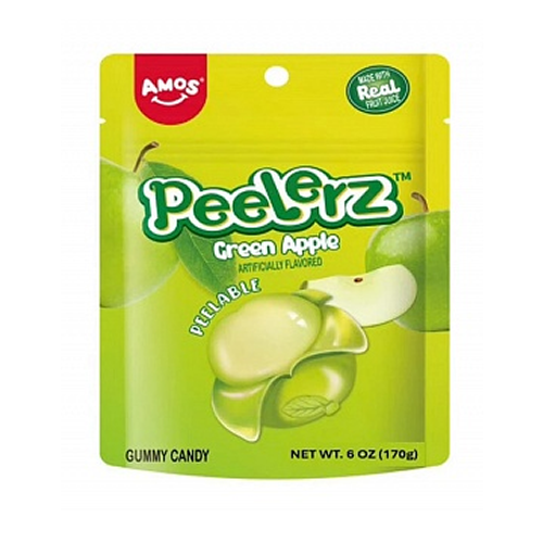 Amos Peelerz Gummy Green Apple 12x 170g