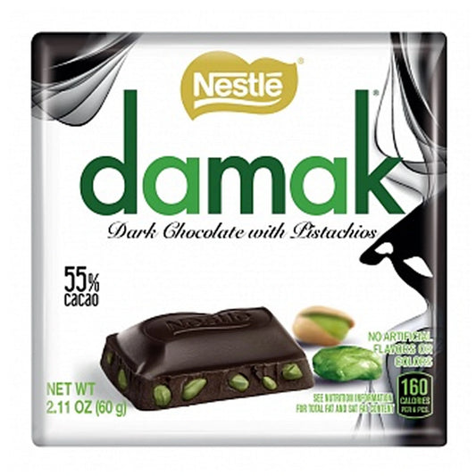 Nestle Damak Dark Chocolate with Pistachios 6x 60g