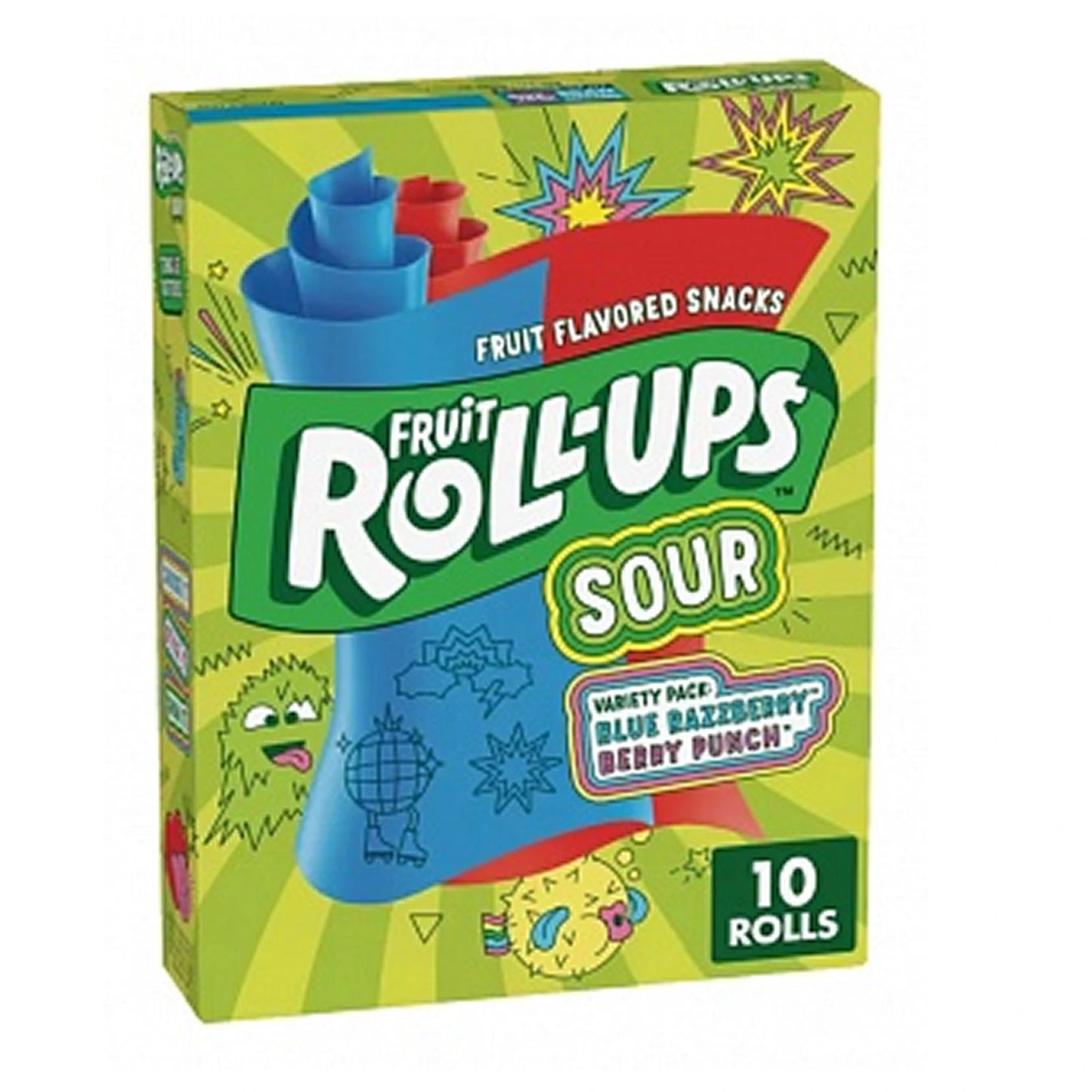 Fruit Roll-Ups Sour 10x 142g