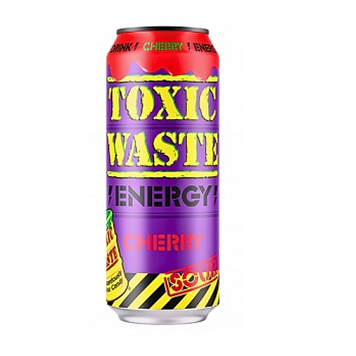 Toxic Waste Energy Drink Sour Cherry 12x 500ml