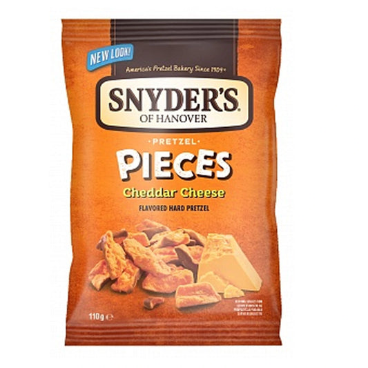 Snyders Pretzel Pieces Cheddar Cheese 10x 110g