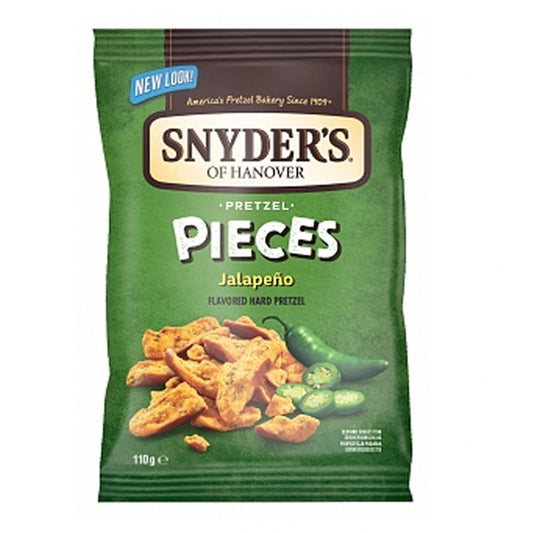 Snyders Pretzel Pieces Jalapeño 10x 110g